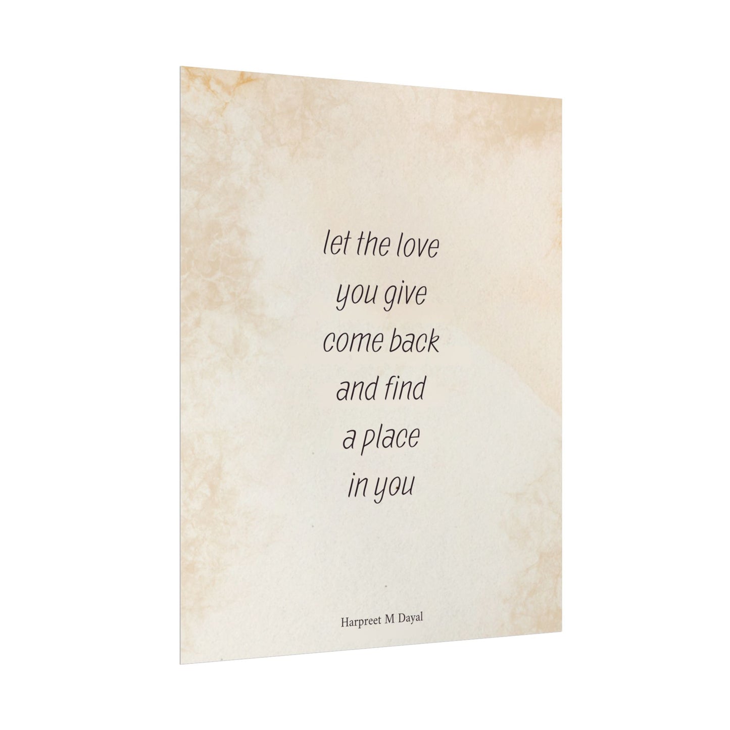 The Love You Give